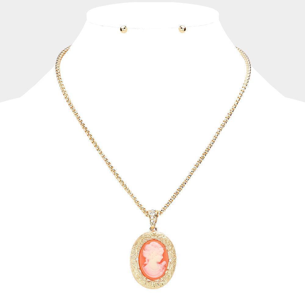 Cameo Pendant Necklace - Jewelry Store by Erik Rayo