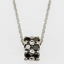 Load image into Gallery viewer, Hematite Crystal Ring Pendant Necklace
