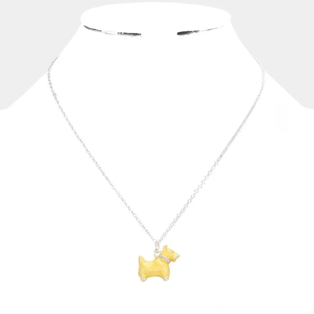 3D Dog Pendant Necklace - Jewelry Store by Erik Rayo