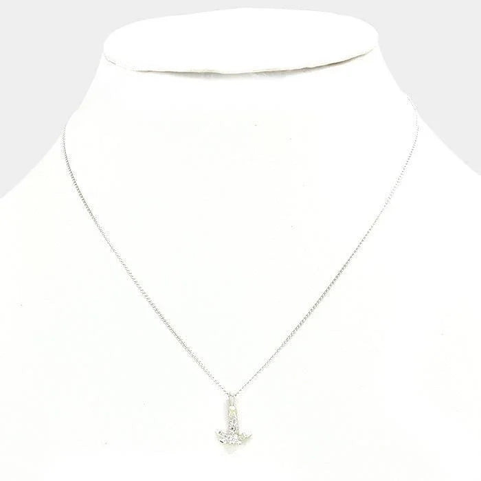 Rhinestone pave pendant necklace - Jewelry Store by Erik Rayo