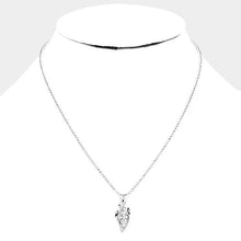 Load image into Gallery viewer, Clear Rhinestone fruit pendant necklace
