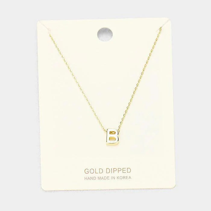 Gold Gold Dipped Metal Pendant Necklace - Jewelry Store by Erik Rayo