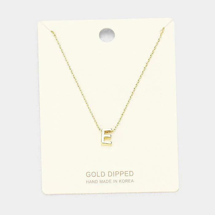 Gold Gold Dipped Metal Pendant Necklace - Jewelry Store by Erik Rayo