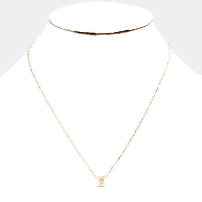 Rose Gold Gold Dipped Metal Pendant Necklace - Jewelry Store by Erik Rayo