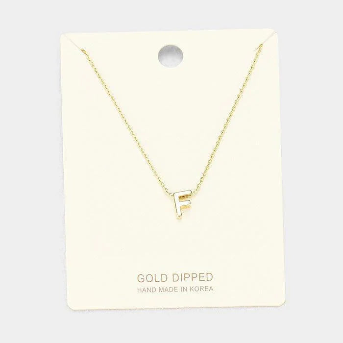 Gold Gold Dipped Metal Pendant Necklace - Jewelry Store by Erik Rayo