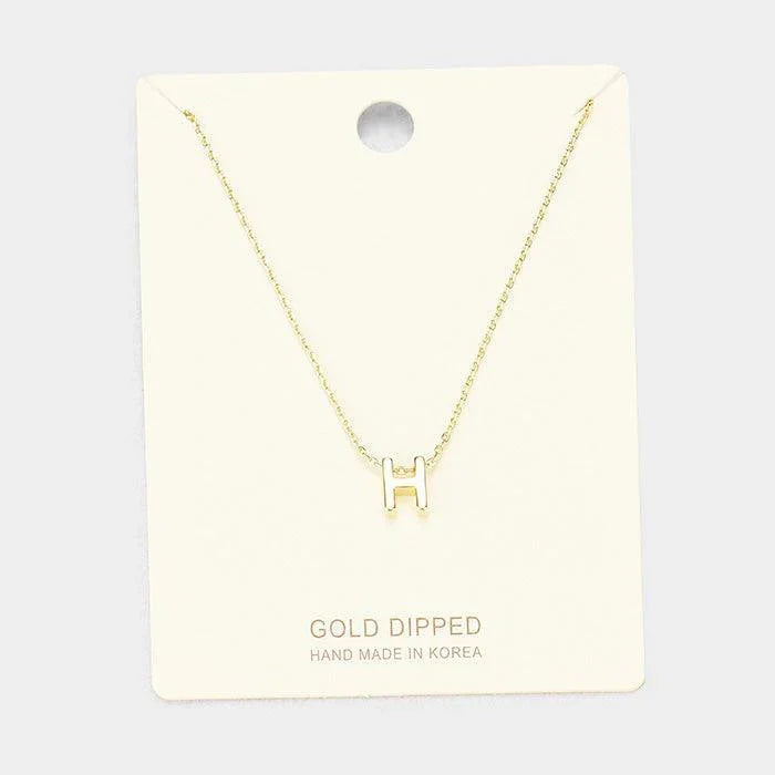 Gold Gold Dipped Metal Pendant Necklace - Jewelry Store by Erik Rayo