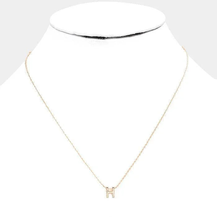 Rose Gold Gold Dipped Metal Pendant Necklace - Jewelry Store by Erik Rayo