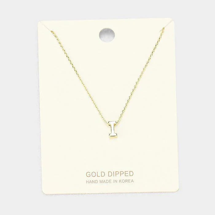 Gold Gold Dipped Metal Pendant Necklace - Jewelry Store by Erik Rayo