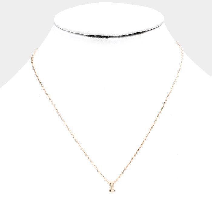 Rose Gold Gold Dipped Metal Pendant Necklace - Jewelry Store by Erik Rayo