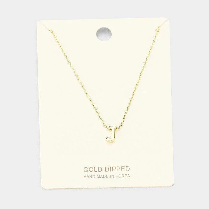 Gold Gold Dipped Metal Pendant Necklace - Jewelry Store by Erik Rayo