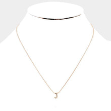 Load image into Gallery viewer, Rose Gold Gold Dipped Metal Pendant Necklace
