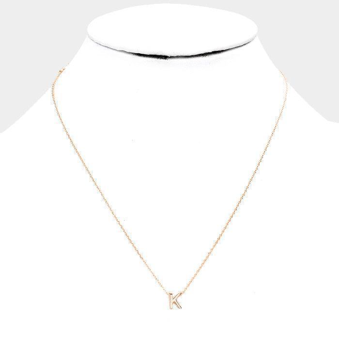 Rose Gold Gold Dipped Metal Pendant Necklace - Jewelry Store by Erik Rayo