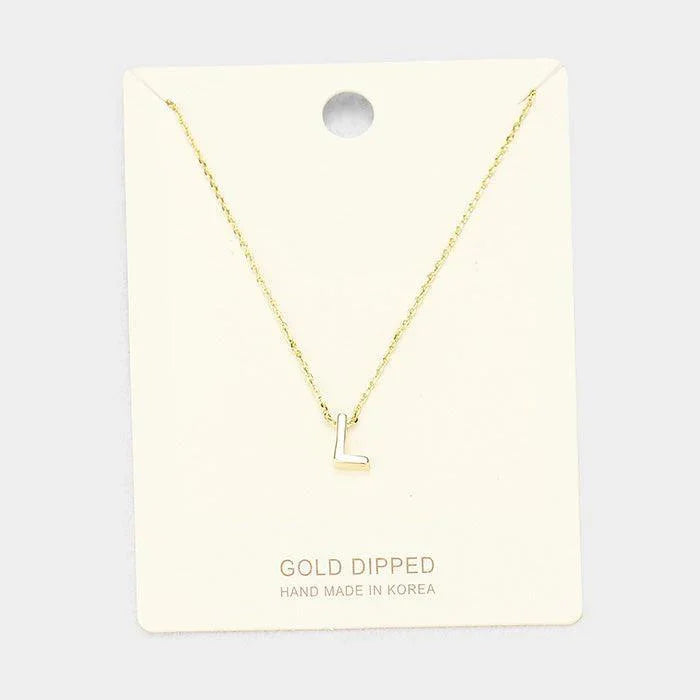 Gold Gold Dipped Metal Pendant Necklace - Jewelry Store by Erik Rayo