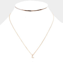 Load image into Gallery viewer, Rose Gold Gold Dipped Metal Pendant Necklace
