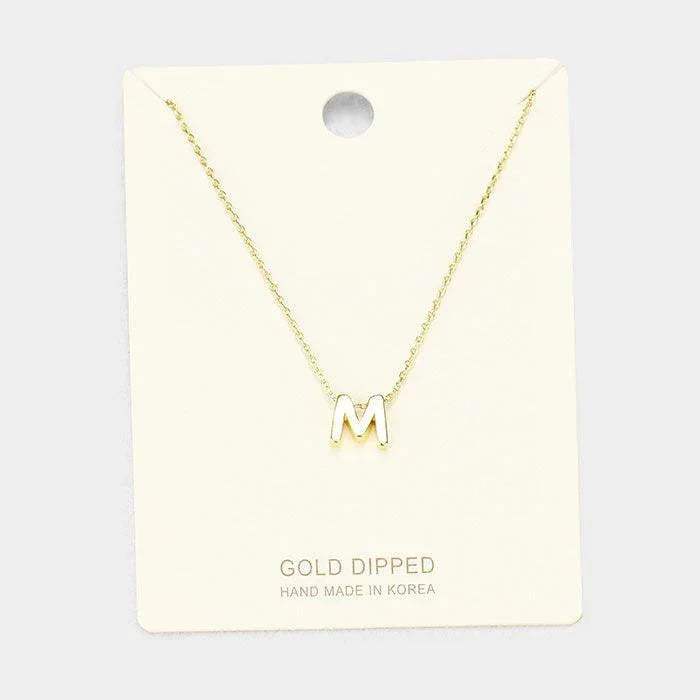 Gold Gold Dipped Metal Pendant Necklace - Jewelry Store by Erik Rayo