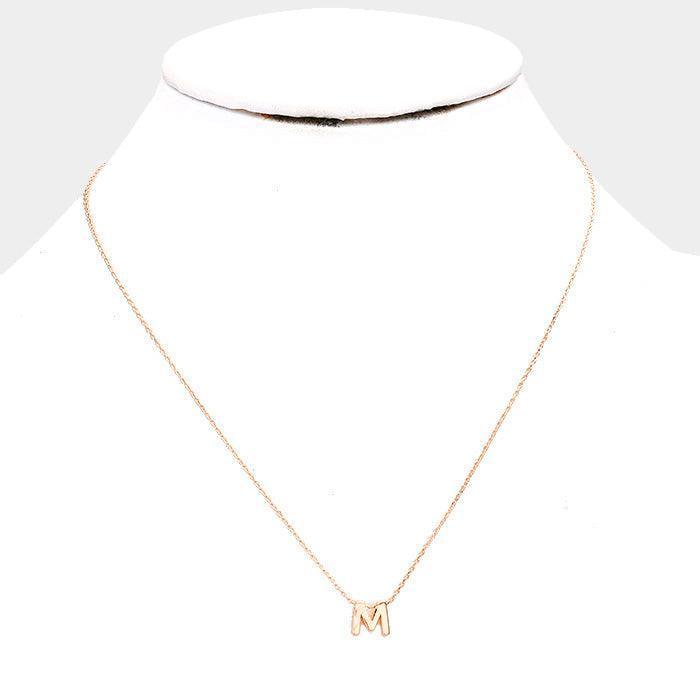 Rose Gold Gold Dipped Metal Pendant Necklace - Jewelry Store by Erik Rayo