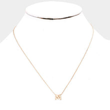 Load image into Gallery viewer, Rose Gold Gold Dipped Metal Pendant Necklace
