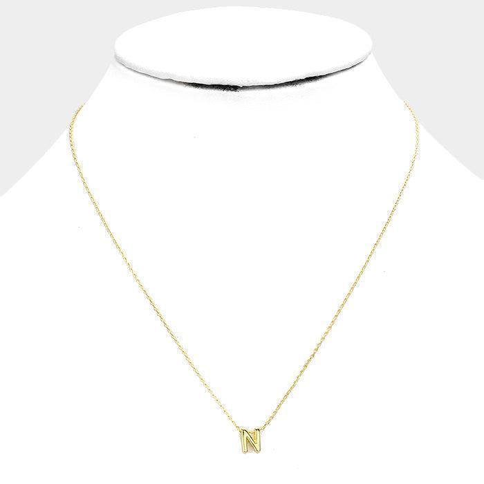 Gold Gold Dipped Metal Pendant Necklace - Jewelry Store by Erik Rayo