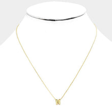 Load image into Gallery viewer, Gold Gold Dipped Metal Pendant Necklace
