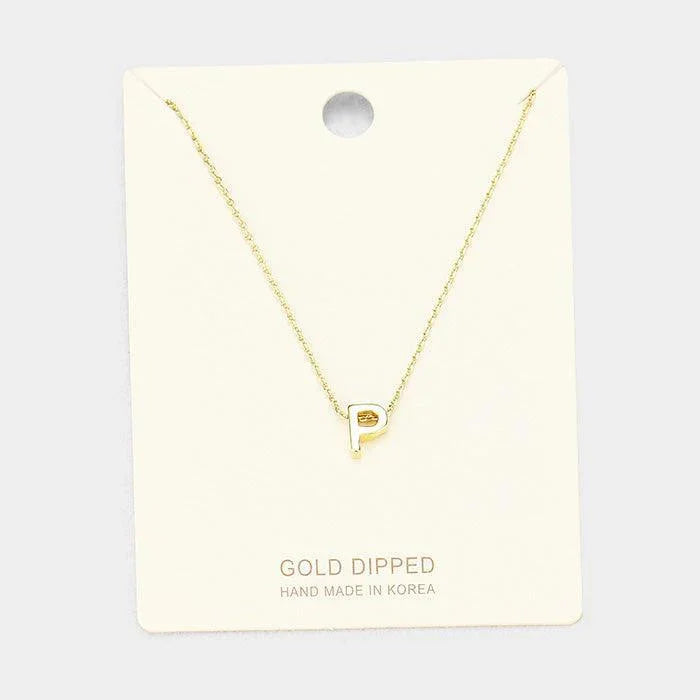 Gold Gold Dipped Metal Pendant Necklace - Jewelry Store by Erik Rayo