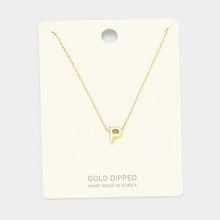 Load image into Gallery viewer, Gold Gold Dipped Metal Pendant Necklace
