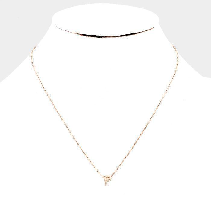 Rose Gold Gold Dipped Metal Pendant Necklace - Jewelry Store by Erik Rayo
