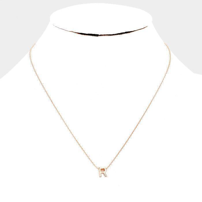 Rose Gold Gold Dipped Metal Pendant Necklace - Jewelry Store by Erik Rayo