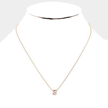 Load image into Gallery viewer, Rose Gold Gold Dipped Metal Pendant Necklace
