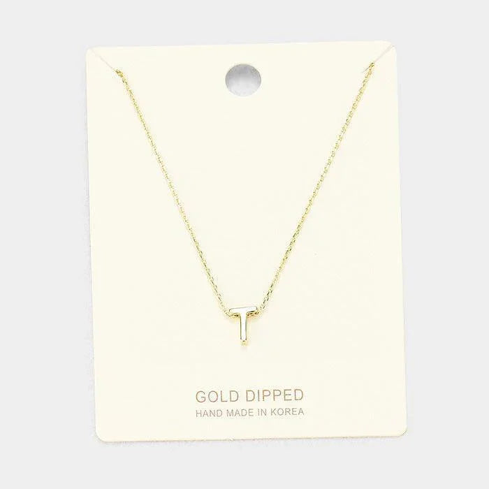 Gold Gold Dipped Metal Pendant Necklace - Jewelry Store by Erik Rayo