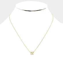 Load image into Gallery viewer, Gold Gold Dipped Metal Pendant Necklace
