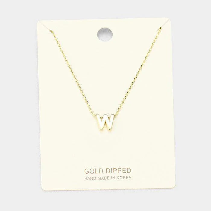 Gold Gold Dipped Metal Pendant Necklace - Jewelry Store by Erik Rayo