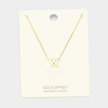 Load image into Gallery viewer, Gold Gold Dipped Metal Pendant Necklace
