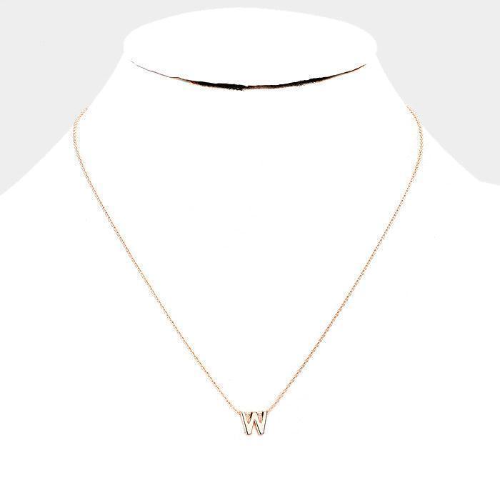 Rose Gold Gold Dipped Metal Pendant Necklace - Jewelry Store by Erik Rayo