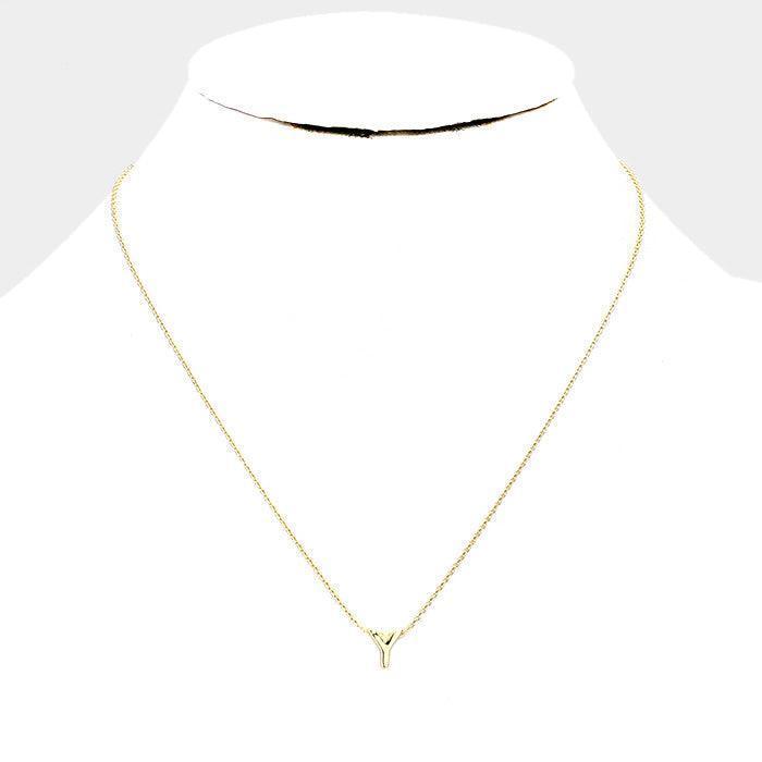 Gold Gold Dipped Metal Pendant Necklace - Jewelry Store by Erik Rayo