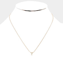 Load image into Gallery viewer, Rose Gold Gold Dipped Metal Pendant Necklace
