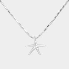 Load image into Gallery viewer, Metal Starfish Pendant Necklace
