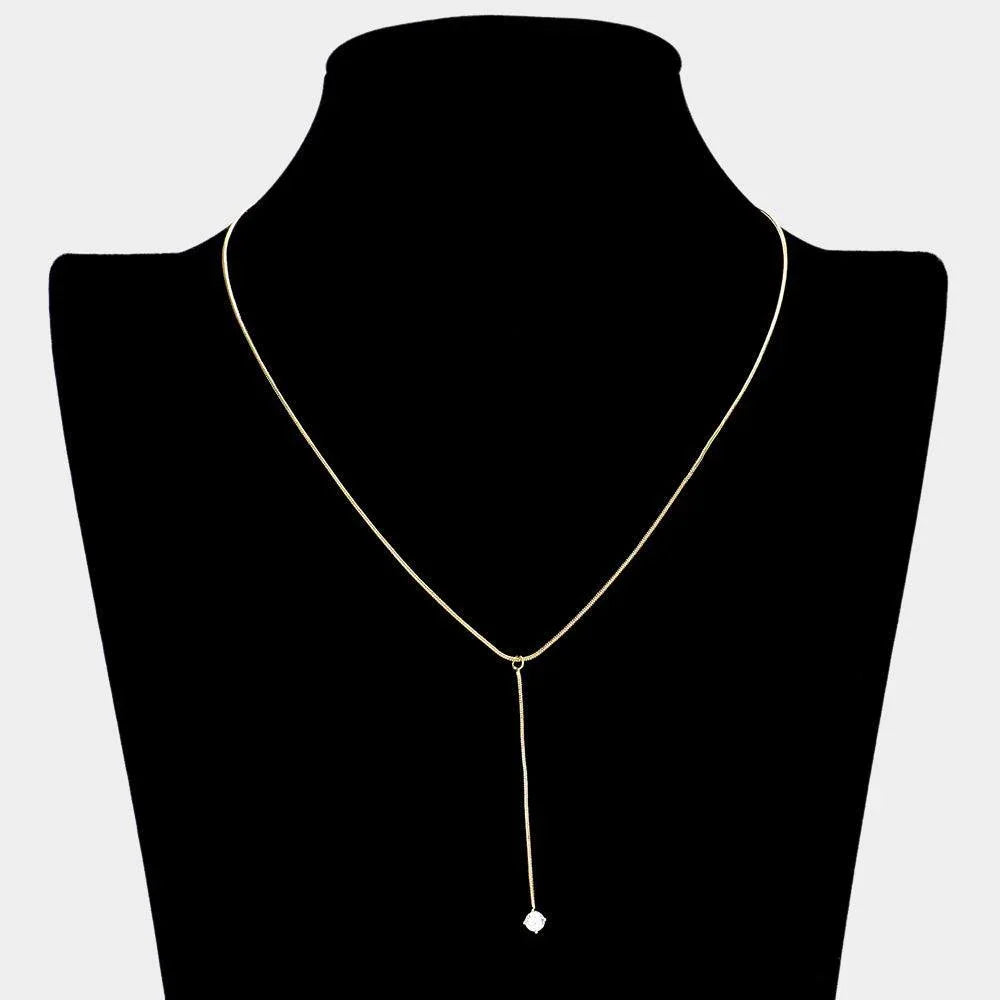 Gold Round Stone Cluster Pendant Necklace - Jewelry Store by Erik Rayo
