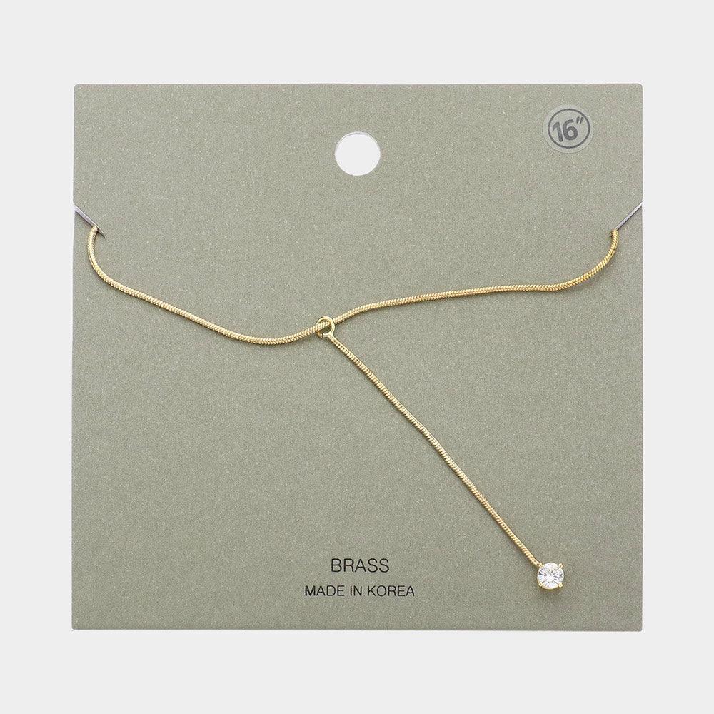 Gold Round Stone Cluster Pendant Necklace - Jewelry Store by Erik Rayo