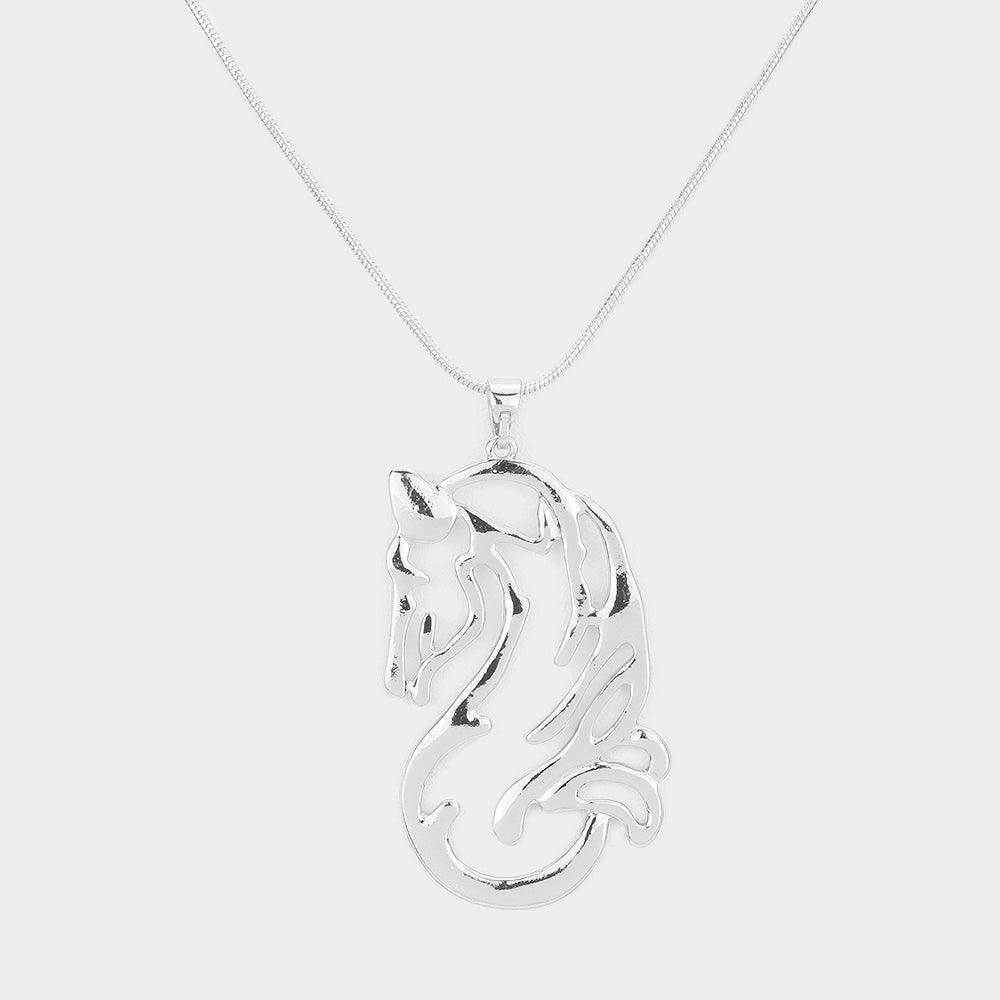 Metal Unicorn Pendant Necklace - Jewelry Store by Erik Rayo