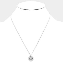 Load image into Gallery viewer, I carry you in my heart _ Disc Pendant Necklace Gift Bag Set
