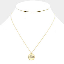 Load image into Gallery viewer, Gold Mom.. My Best Friend.. _ Disc Pendant Necklace Gift Bag Set
