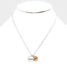 Load image into Gallery viewer, Dream Wish Believe _ Triple Disc Necklace Gift Bag Set
