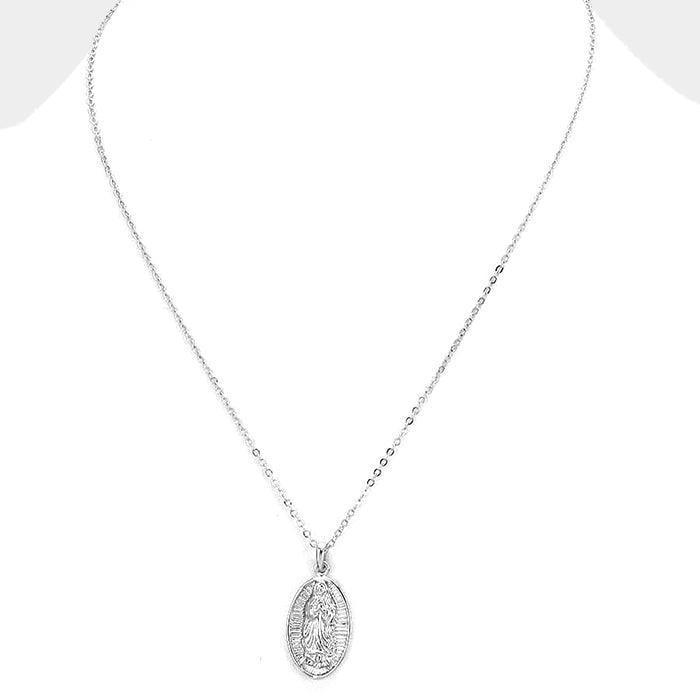 Saint Mary Pendant Necklace - Jewelry Store by Erik Rayo