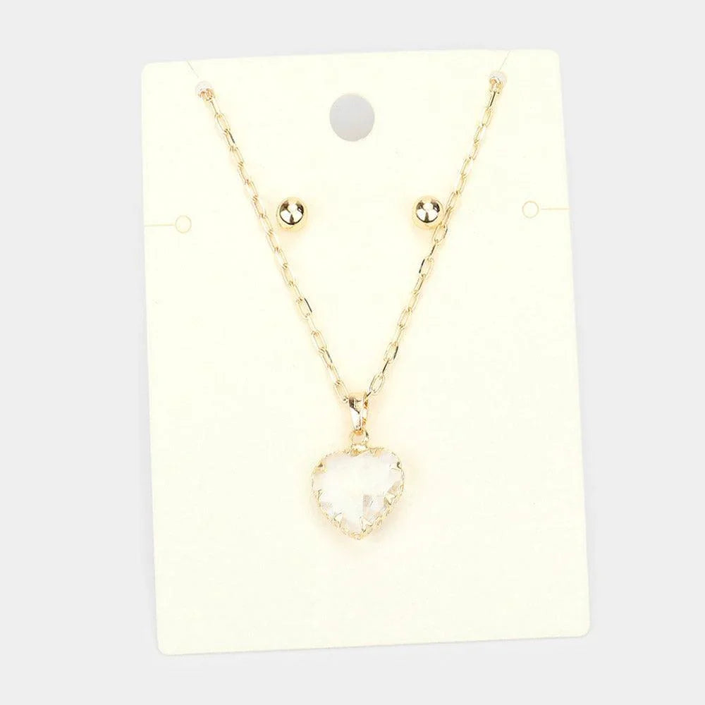 Gold Heart Pendant Necklace - Jewelry Store by Erik Rayo