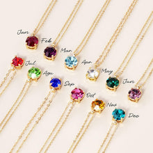 Load image into Gallery viewer, Gold July - Birthstone Pendant Necklace
