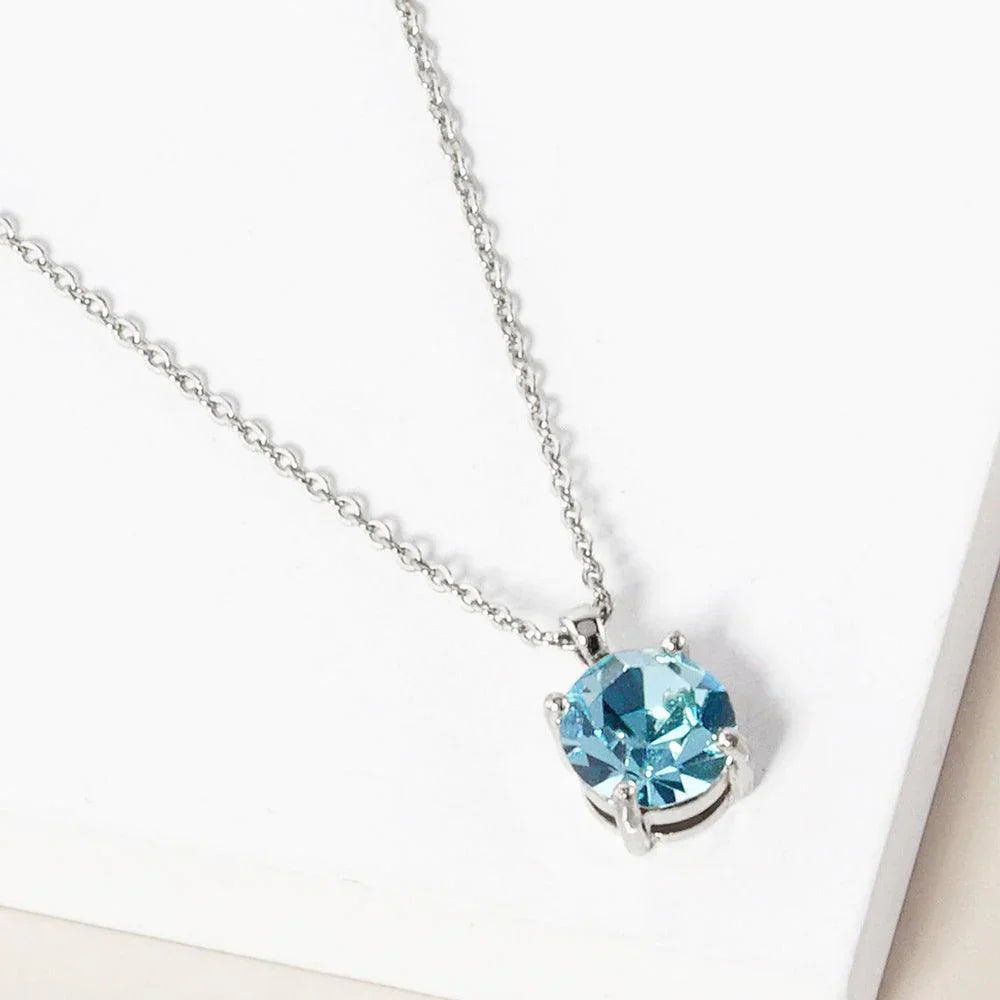 March - Birthstone Pendant Necklace - Jewelry Store by Erik Rayo