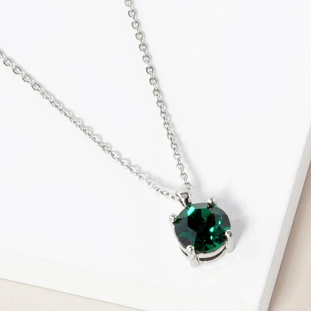 May - Birthstone Pendant Necklace - Jewelry Store by Erik Rayo