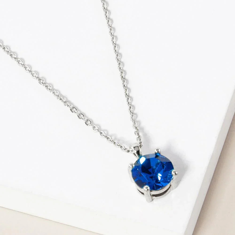 September - Birthstone Pendant Necklace - Jewelry Store by Erik Rayo