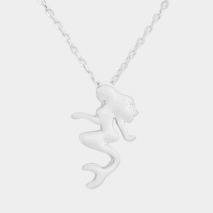 Metal Mermaid Pendant Necklace - Jewelry Store by Erik Rayo