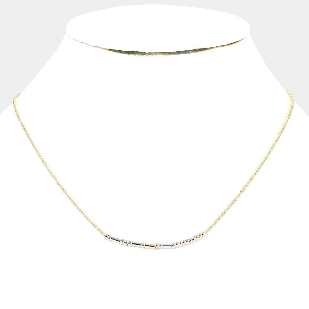 Gold FEARLESS Morse Code Pendant Necklace - Jewelry Store by Erik Rayo